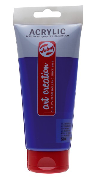 TALENS Art Creation Acrylic Colour Tube - Akrilna boja Ultramarine 504 200ml 693504