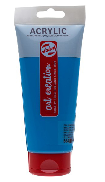 TALENS Art Creation Acrylic Colour Tube - Akrilna boja Briliant Blue 564 200ml 693564