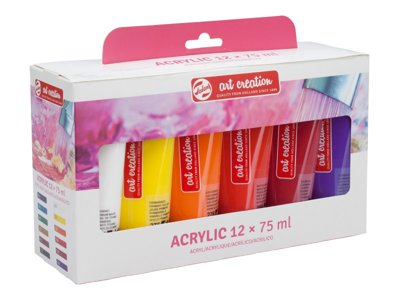TALENS Art Creation Acrylic Colour Tube - Set - Akrilne boje 12x75ml 692902