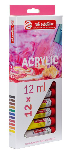 TALENS Art Creation Acrylic Colour Tube - Set - Akrilne boje 12x12ml 699002