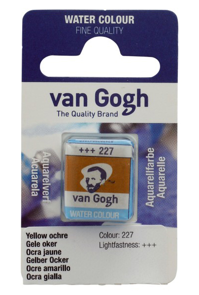 TALENS Van Gogh Water Colour Pan - Akvarel boja u panu OKER ŽUTA 13g 2 komada 687227