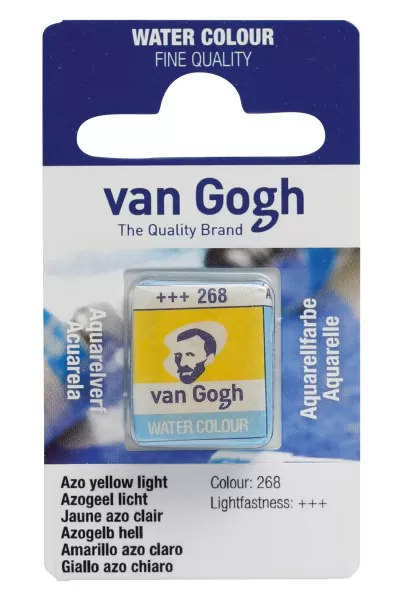 TALENS Van Gogh Water Colour Pan - Akvarel boja u panu AZO ŽUTA SVETLA 13g 2 komada 687268