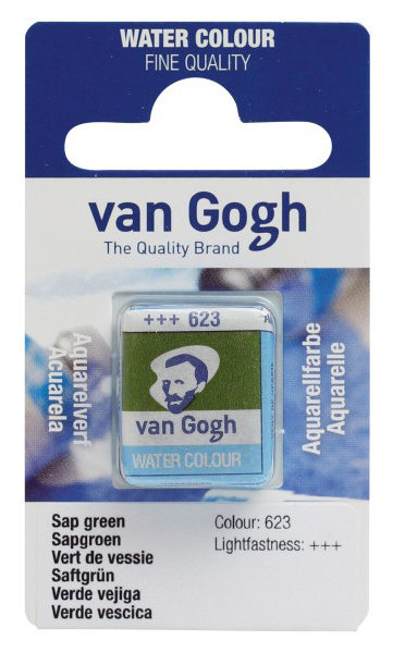 TALENS Van Gogh Water Colour Pan - Akvarel boja u panu SOK ZELENA 13g 2 komada 687623