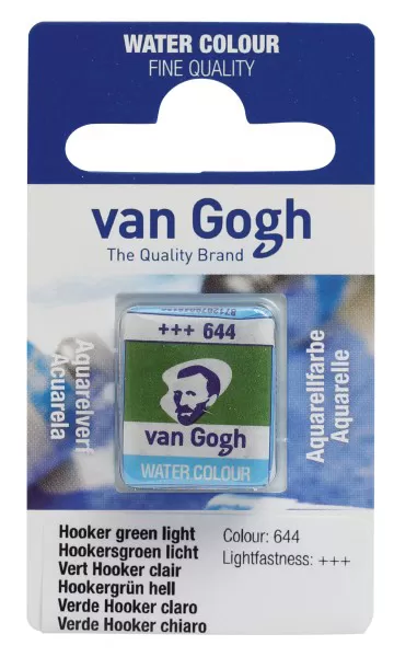 TALENS Van Gogh Water Colour Pan - Akvarel boja u panu HOOKER SVETLO ZELENA 13g 2 komada 687644