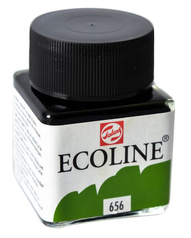 TALENS Ecoline - Tečne vodene boje ŠUMSKO ZELENA 30ml 690262