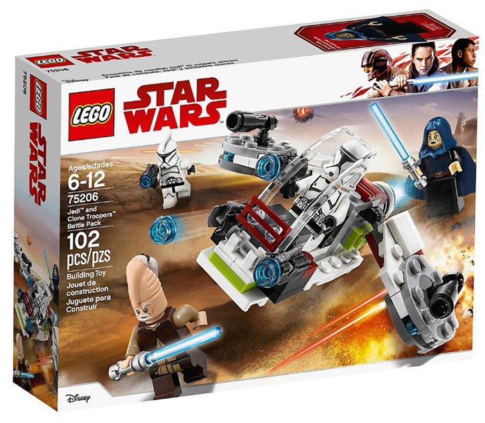 LEGO® STAR WARS™ Kocke - Jedi and Clone Troopers 75206