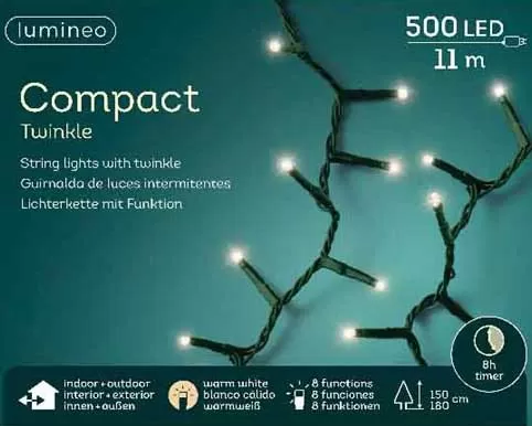 Lumineo Novogodišnje LED lampice za spoljnu i unutrašnju upotrebu 500 LED 11m 49.5348