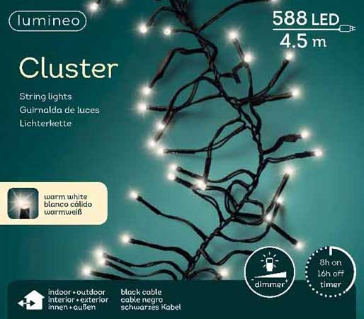 Lumineo Novogodišnje lampice za spoljnu i unutrašnju upotrebu 450cm 588 LED 49.4691
