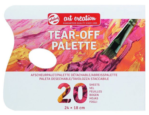 TALENS Art Creation Tear-Off Palette - Papirna paleta 20 listova 24 x 18 cm 699219
