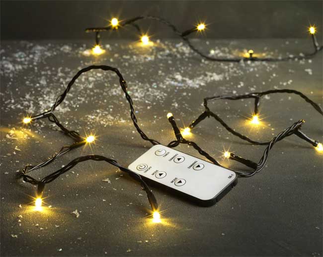 Novogodišnje lampice sa daljinskim upravljačem 400 LED 45m