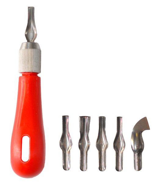 POP TOOLS Nožići za linorez 6kom 617033