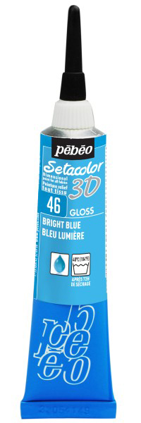 PEBEO Setacolor 3D - Gloss Effect - Reljefna boja za tekstil Bright Blue 20ml 664676