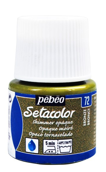 PEBEO Setacolor - Shimmer Opaque - Pokrivna boja za tekstil 45ml BRONZE 664148