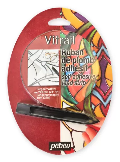 PEBEO Vitrail Auxiliaries - Adhesive Lead Strip - Samolepljiva žica za vitraž 10m 669100
