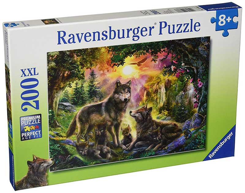 Ravensburger Puzle 200 delova - Porodica vukova 12686