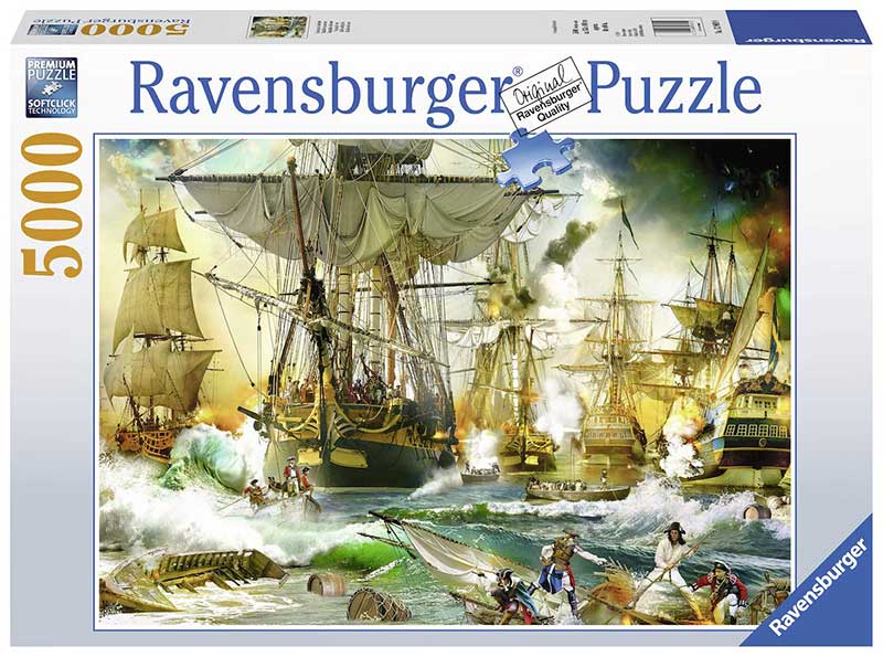 Ravensburger Puzzle 5000 delova - Bitka na otvorenom moru 13969