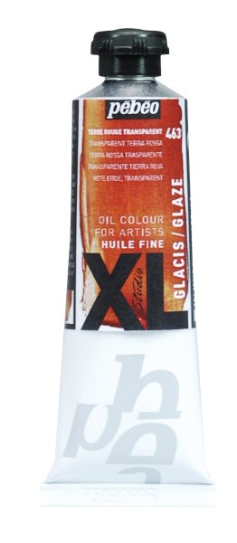 PEBEO Studio Fine XL Oil - Uljana boja GLAZE Terra Rossa Transparentna 37ml 660087