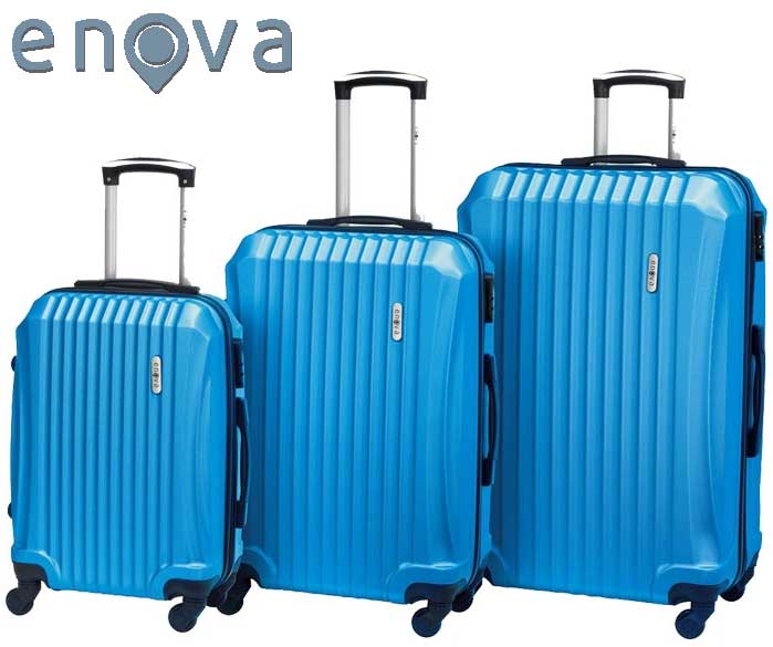 Set ABS kofera Enova Sevilla Aqua 55cm-65cm-75cm 514240