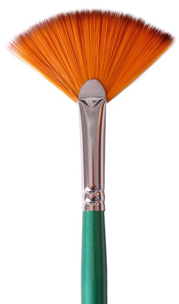 POP BRUSH 095 - Četkica fan - zelena br.10 - 3 kom. 628410