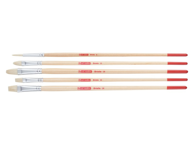 TALENS Art Creation Brushes Set - Hog Bristle - Četkice flah 5kom. 699211