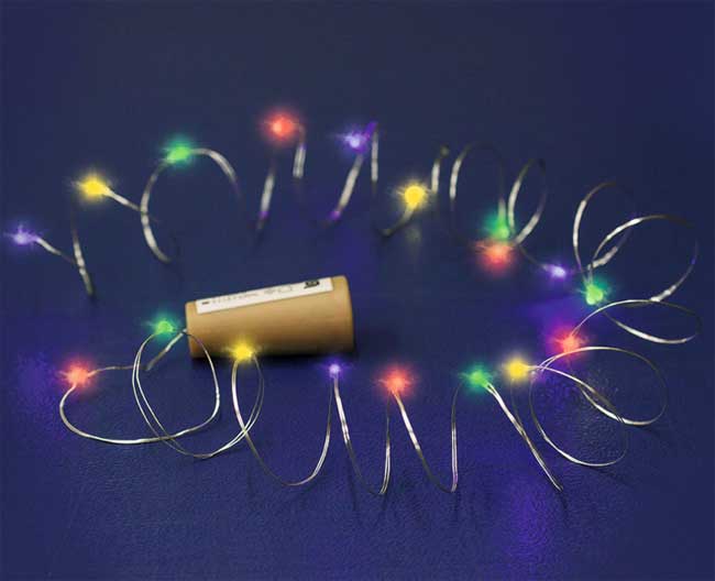 Dekorativne LED lampice na baterije Multicolor 20 LED MLD20/M