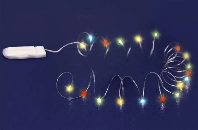 Dekorativne LED lampice na baterije 20 Multicolor LED MLF20/M