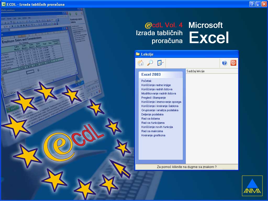 Multimedijalni kurs - Excel 2003