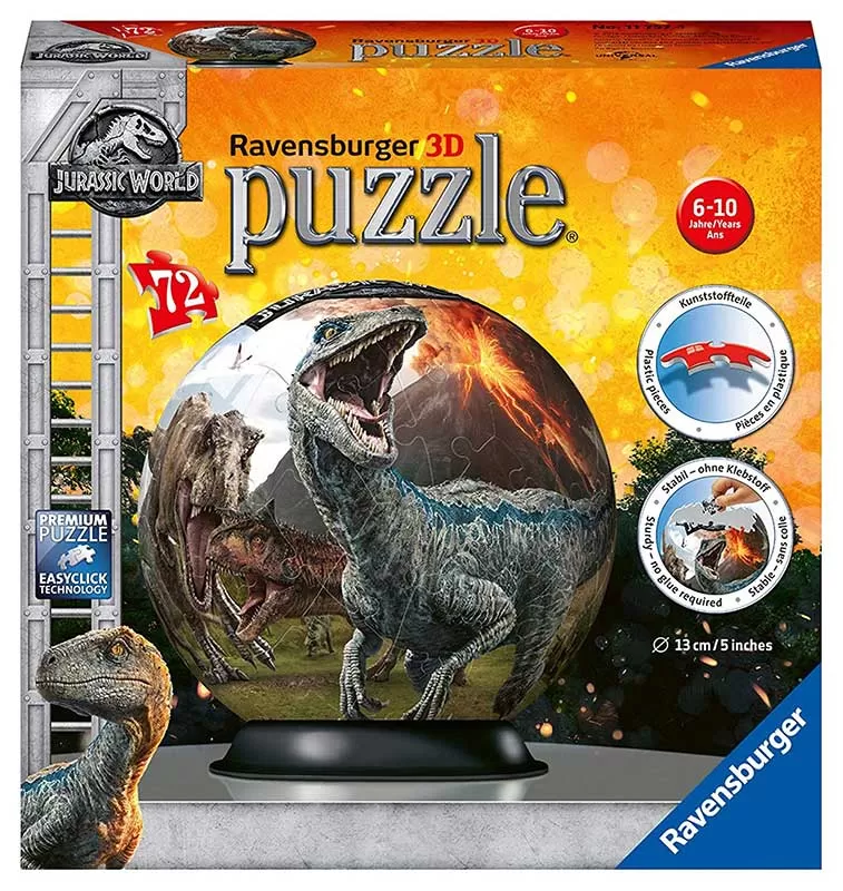 Ravensburger 3D Puzle - Lopta Dinosaurusi 11757