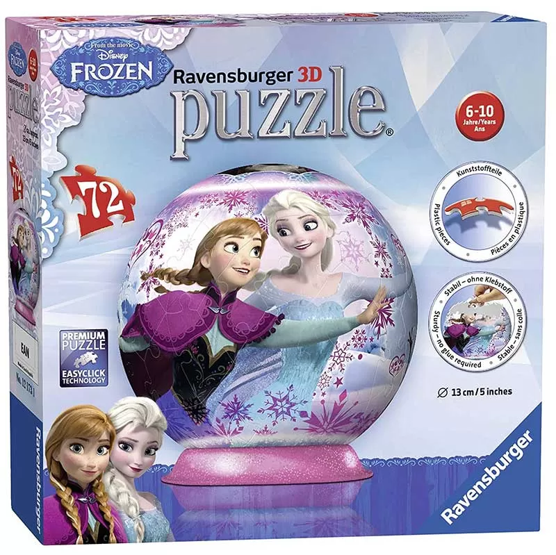 Ravensburger 3D Puzle - Lopta Disney Frozen 12173