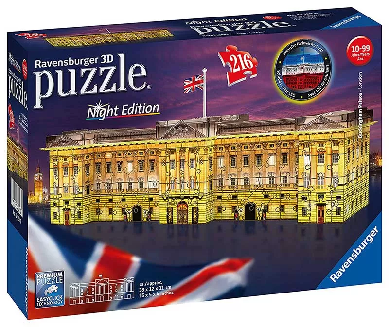 Ravensburger 3D Puzle - Bakingemska palata sa osvetljenjem 12529