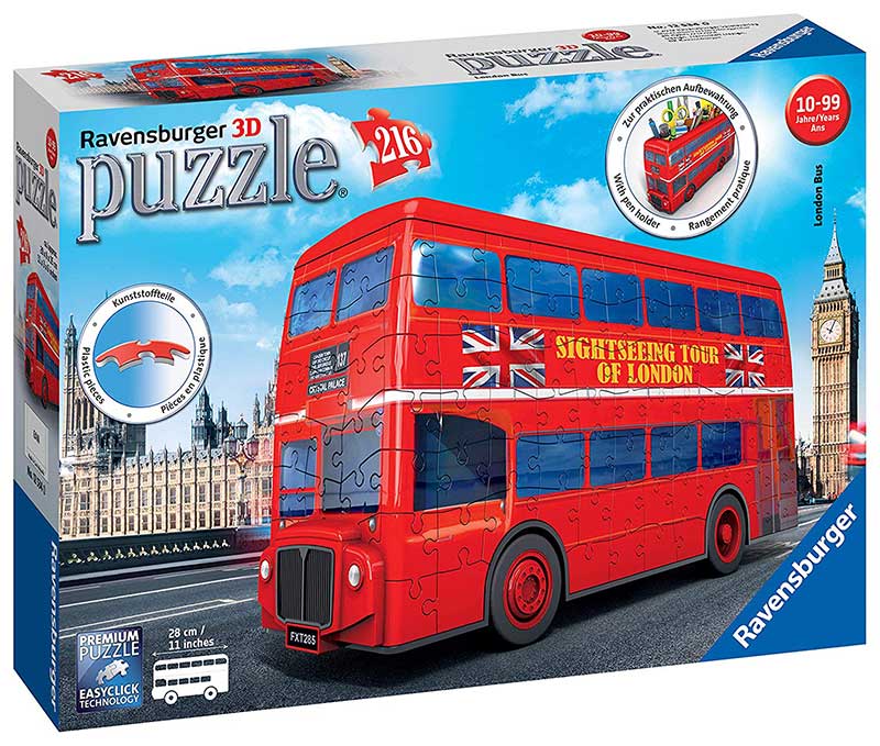 Kutija za olovke od puzli London Bus - Ravensburger 12534 