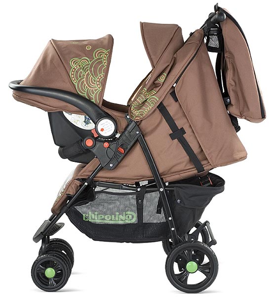 Chipolino duo kolica Gia brown