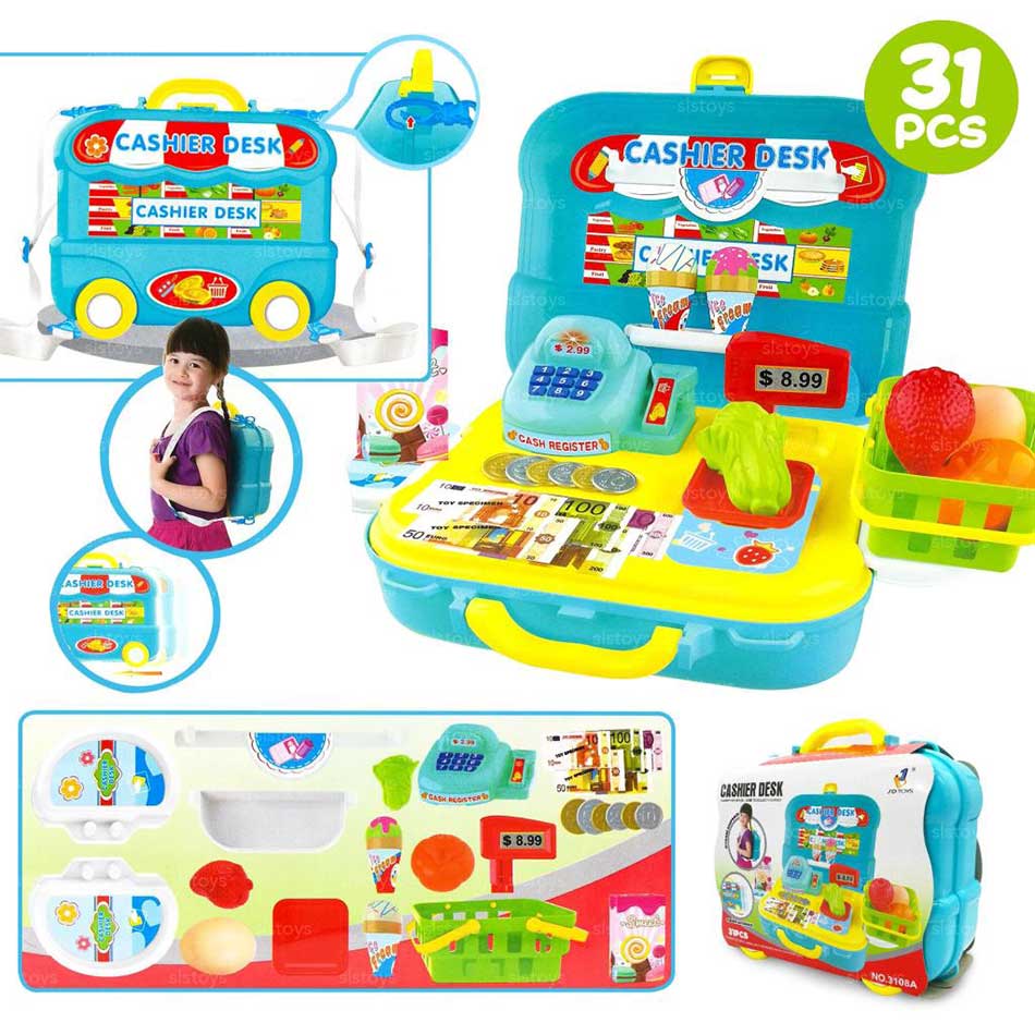 Cashier Desk - Kofer-ranac KASA za decu - 31 deo 59123 - Image 1