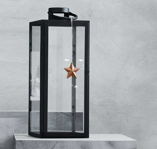 Dekorativni Fenjer 22 x 21 x 53 cm