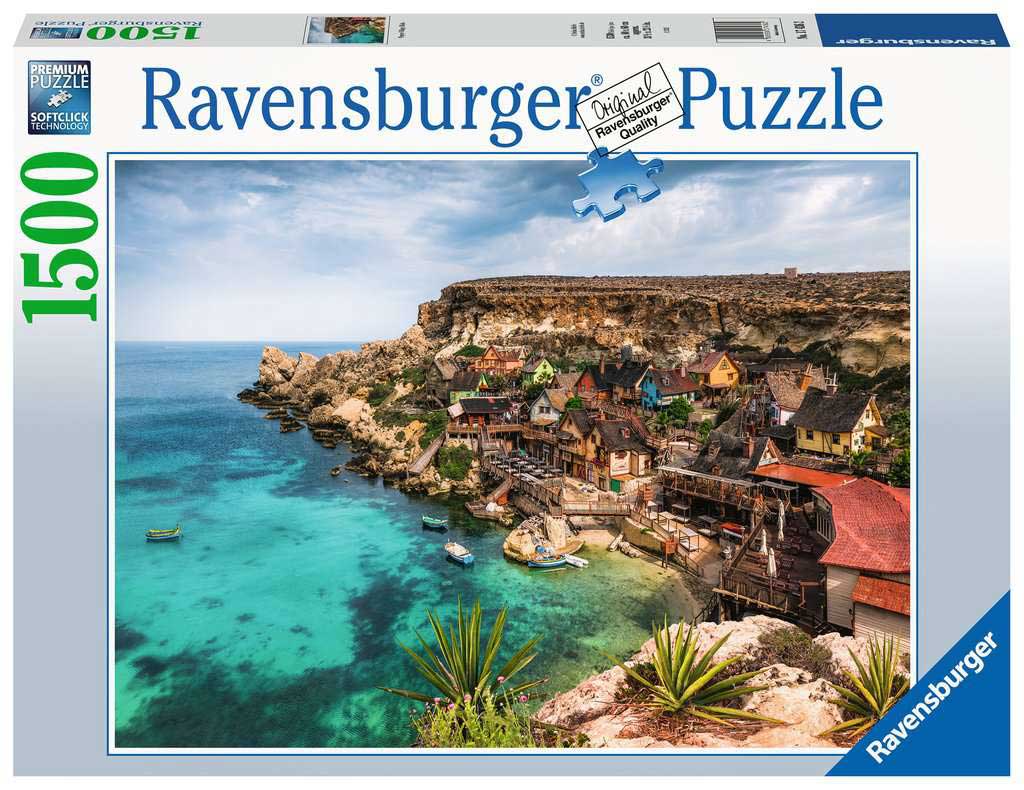 Puzzle 1500 delova Malta Popajevo selo Ravensburger 17436