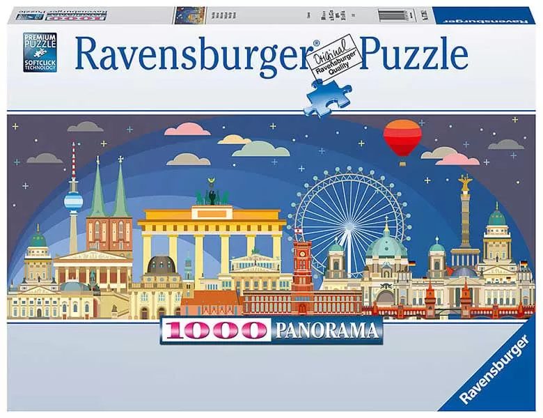 Puzle 1000 delova Panorama Berlin Ravensburger 17395