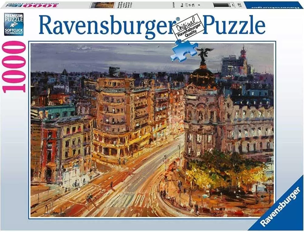 Puzzle slagalica 1000 delova Gran Via Madrid Ravensburger 12000609