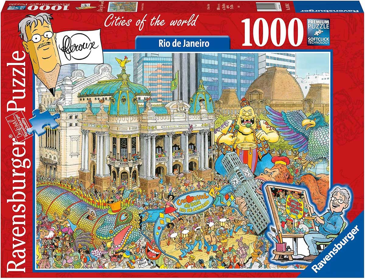 Puzzle slagalica 1000 delova Rio de Žaneiro - Fleroux Ravensburger 16194 - Image 1