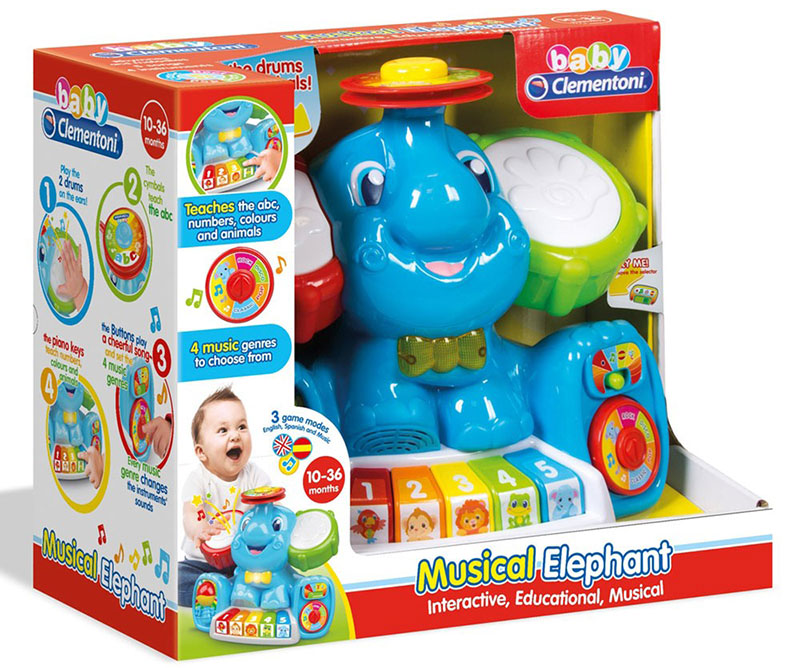 CLEMENTONI Interaktivna edukativna muzička igračka SLONČE CL50536