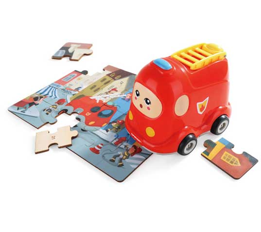 Top Bright Puzzle sa igračkom Vatrogasac