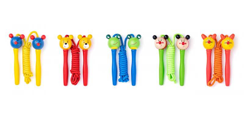 Vijača - konopac za preskakanje assorted Woodyland 90459