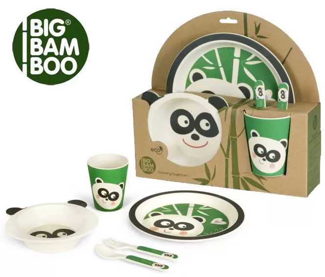 BigBamBoo Dečiji set za jelo Panda 5 delova