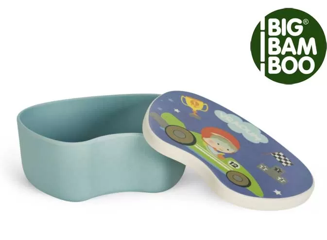 BigBamBoo Dečija posuda za užinu sa poklopcem Trkač