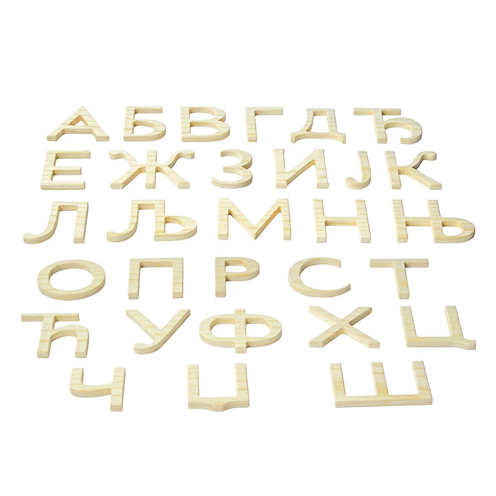 PIKA PAU Drvena igračka Nauči Azbuku