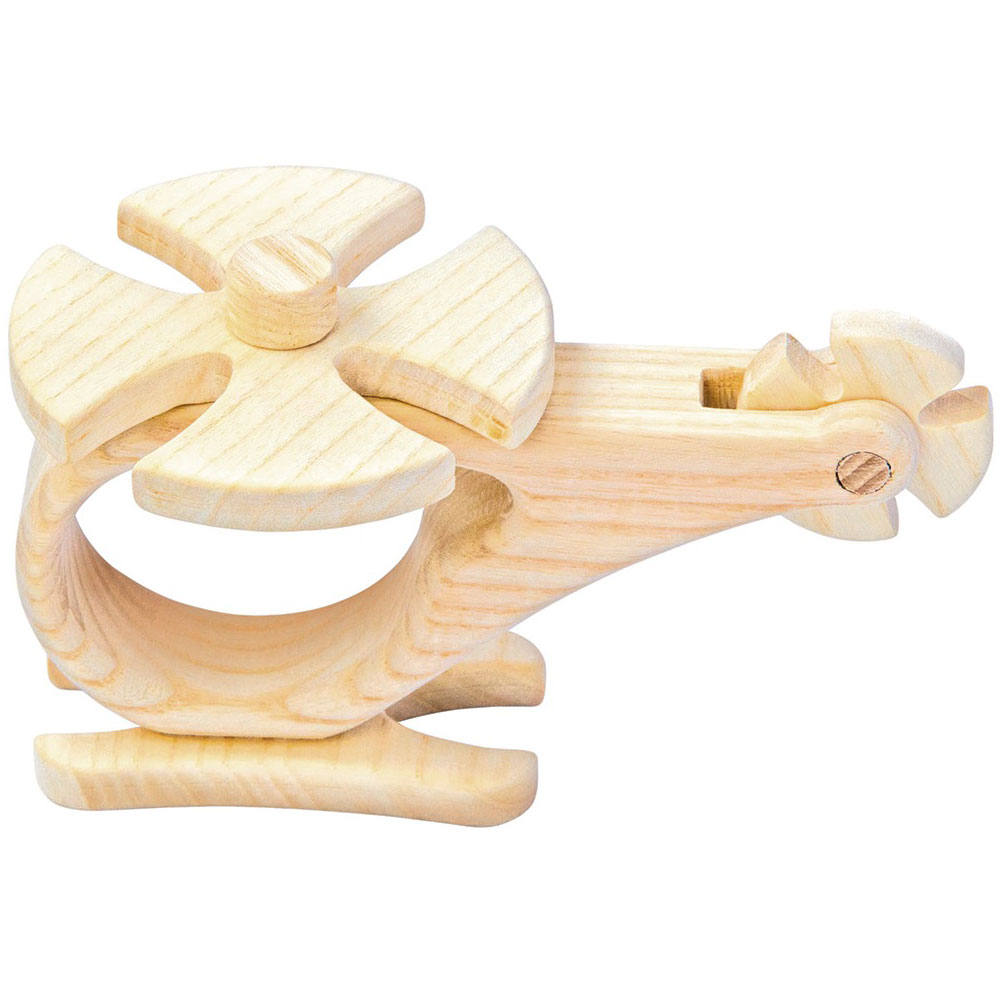 PIKA PAU Drvena igračka Helikopter