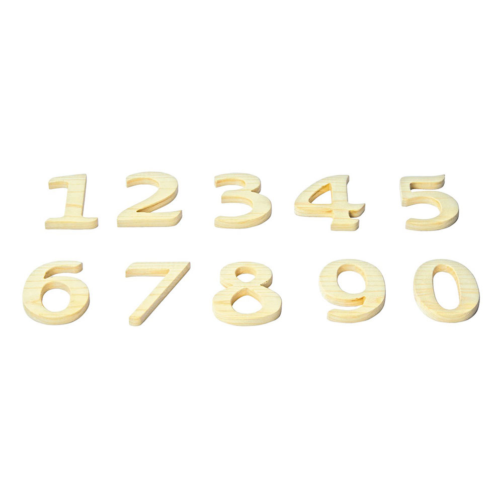 PIKA PAU Drvena igračka Nauči brojeve