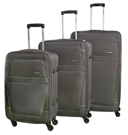 Enova Komplet kofera 55/69/79cm Doha Grey 521140 - Image 1