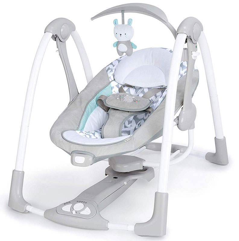 Ingenuity Pametna Bebi ljuljaška i baunser sa melodijama Raylan 12189