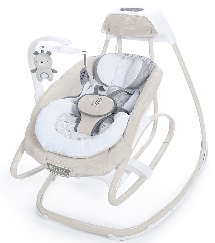 Ingenuity Pametna Ljuljaška i njihalica za bebe, na struju ili baterije Holden 10639