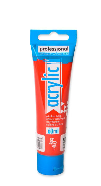 PROFESSIONAL Acrylic - Akrilna boja Permanentno Crvena 60ml 640240